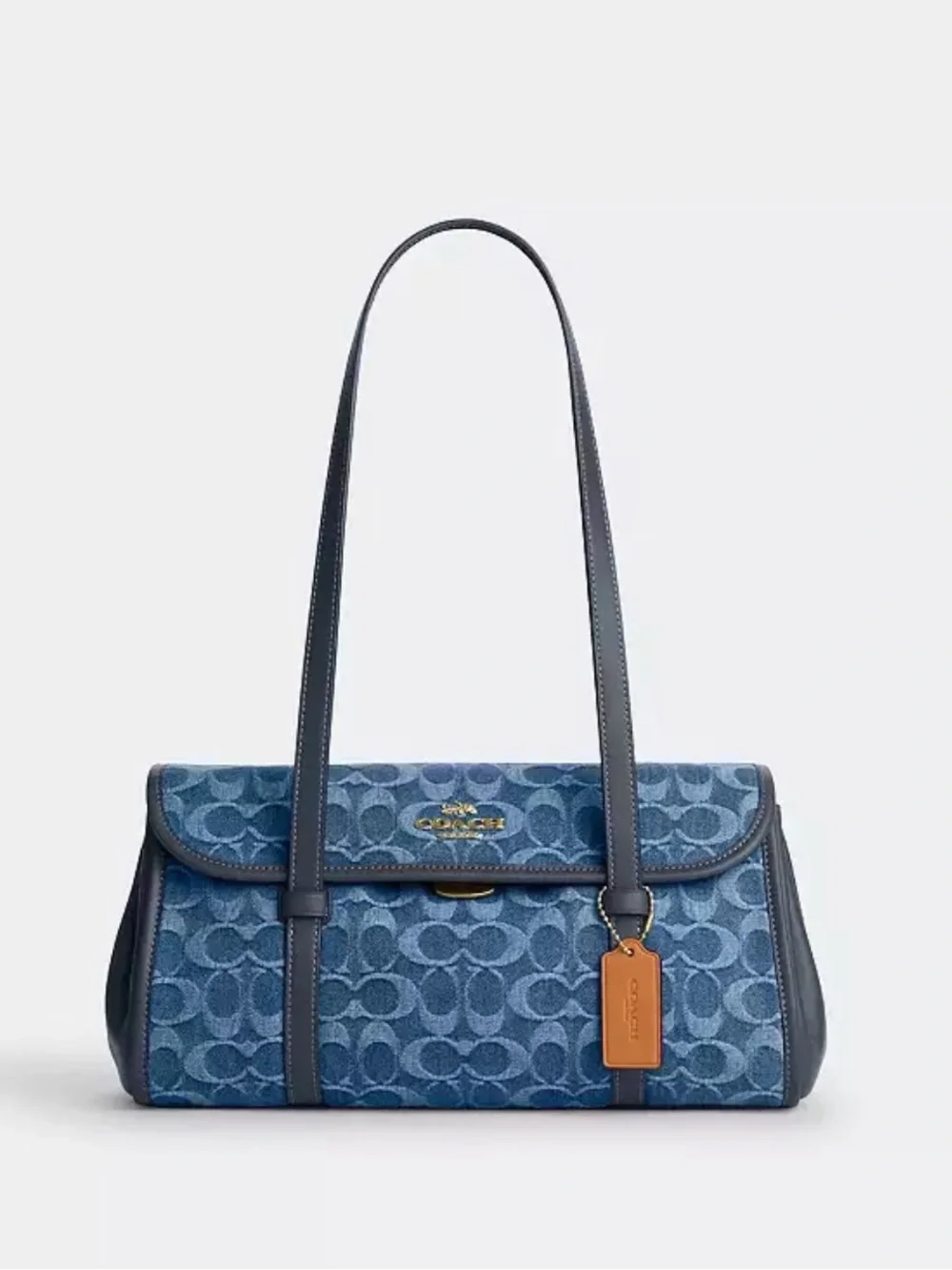 Coach Outlet Bridget Flap Shoulder Bag In Signature Denim